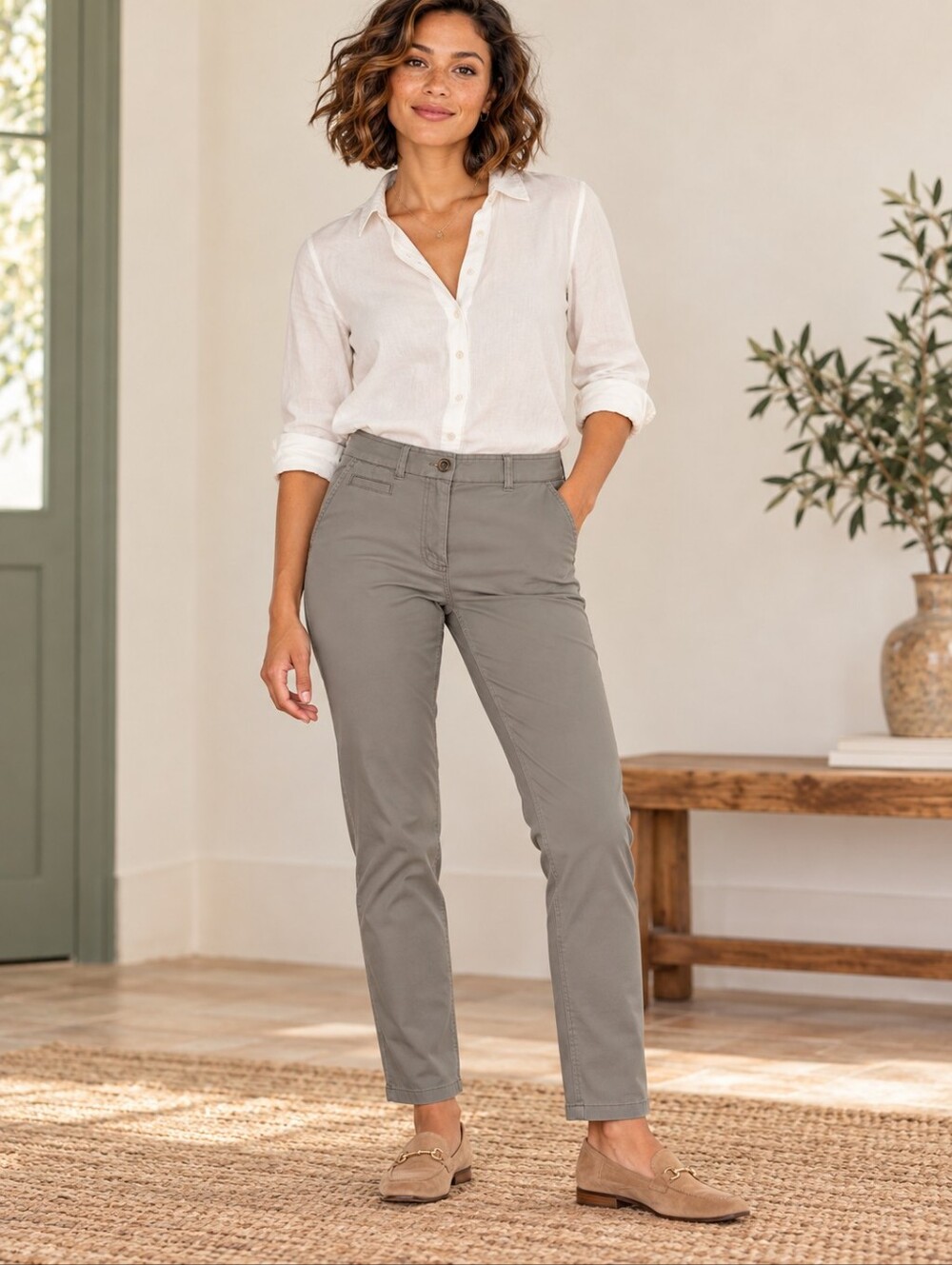❤️ BODEN SLIM STRAIGHT LEG CHINO PANTS, 8L (29 LONG)